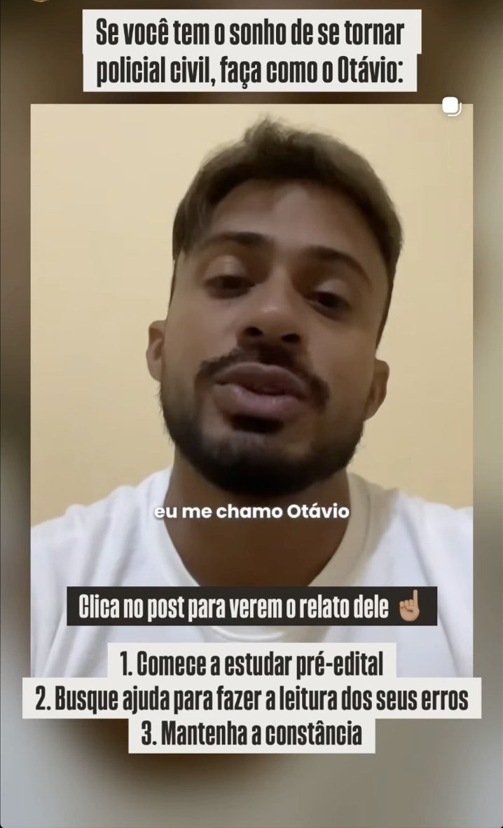Otávio, aprovado na Polícia Civil do Piauí